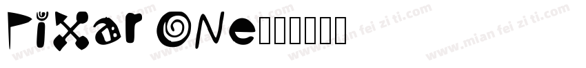 Pixar One字体转换